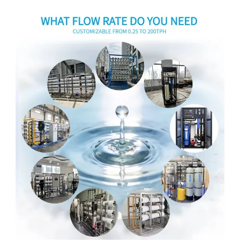 Industrial Grade 1000LPH RO Water Treatment System 1T/H Reverse Osmosis Plant For Drinking Water Production