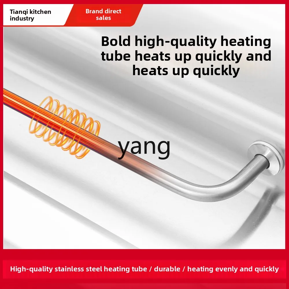 YJQ insulation table shallow glass cover commercial heating desktop self-service food canteen restaurant