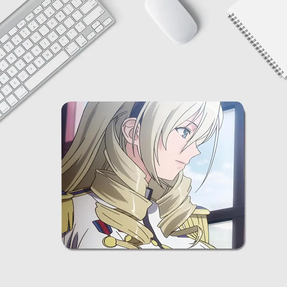 Anime W-Walkure Romanze Mouse Pad Anime Game Mouse Pad High Quality Small Desk Pad Rubber Laptop Desk Pad