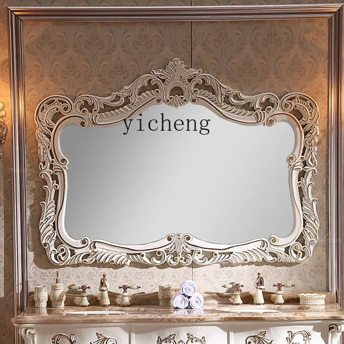 

ZZ bathroom cabinet solid wood washstand marble bathroom cabinet bathroom floor double basin hand washbasin