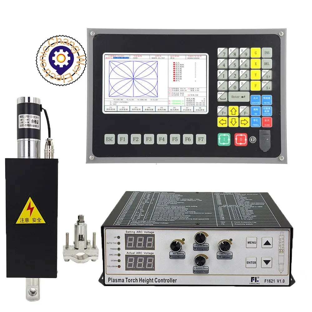 2023 CNC Plasma Controller flame cutting motion control system SF-2100C plasma Kit F1621Torch Height Controller JYKB-100-24VDC