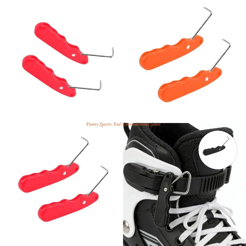 C4DE Compacts And Durability Skate Lace Tightener with Strong Hook Stainless Steel