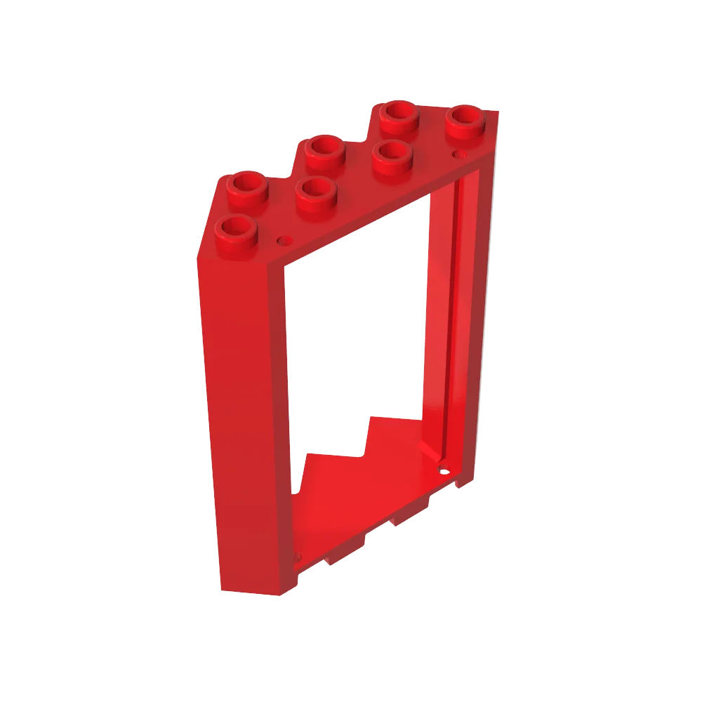 

Gobricks GDS-1273 Дверная рама 4x4x6, угловая, совместимая с LEGO 28327, развивающие строительные блоки для самостоятельной сборки