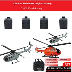 C186 RC Helicopter Battery 7.4v 350mah battery For C186 2.4G Remote Control Drone Toy C186 Helicopter Battery C186 Spare Parts