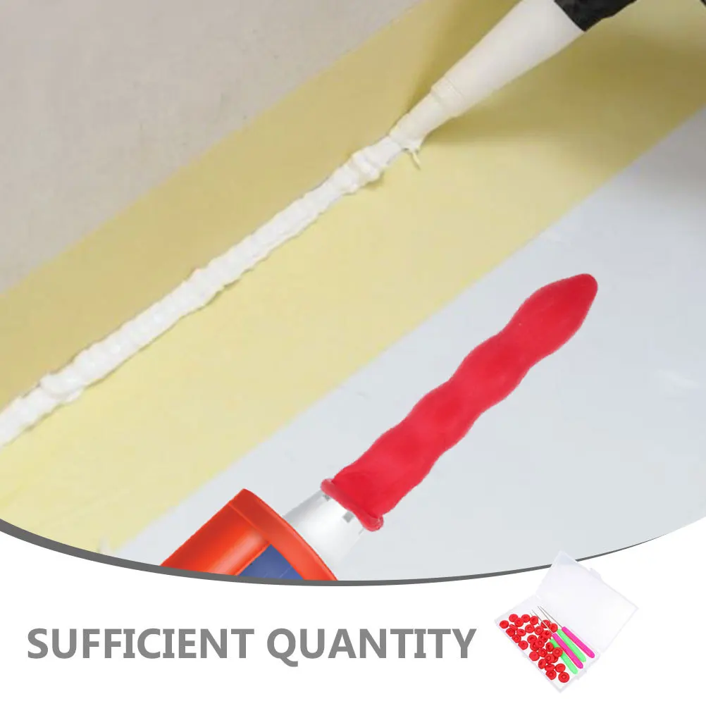 

1Set Caulk Caps Sealant Kit Protective Caulking Tube Saver Covers Needles Set Construction Decoration Caulk Tube Sealer Caps