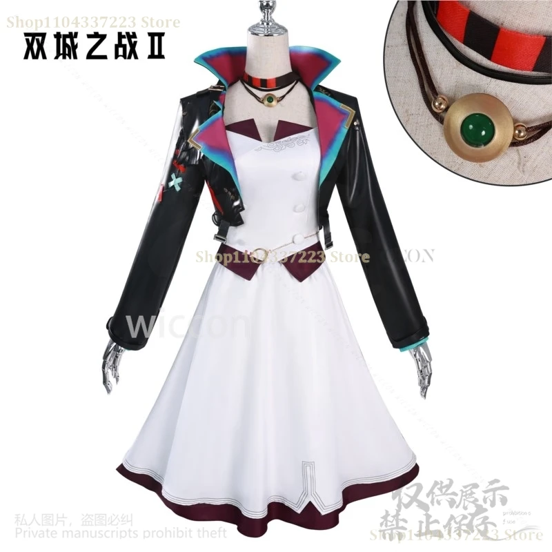 Game Arcane Cosplay Jinx Cosplay LOL Costume Party Dance Dress Lolita Wigs For Girls Woman Halloween Christmas Cos