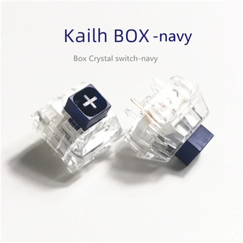 

Kailh Box Royal Crystal Navy 5pin And Navy Blue 3pin Box Switches IP56 Water-Proof Compatible MX Switches Mechanical Keyboard