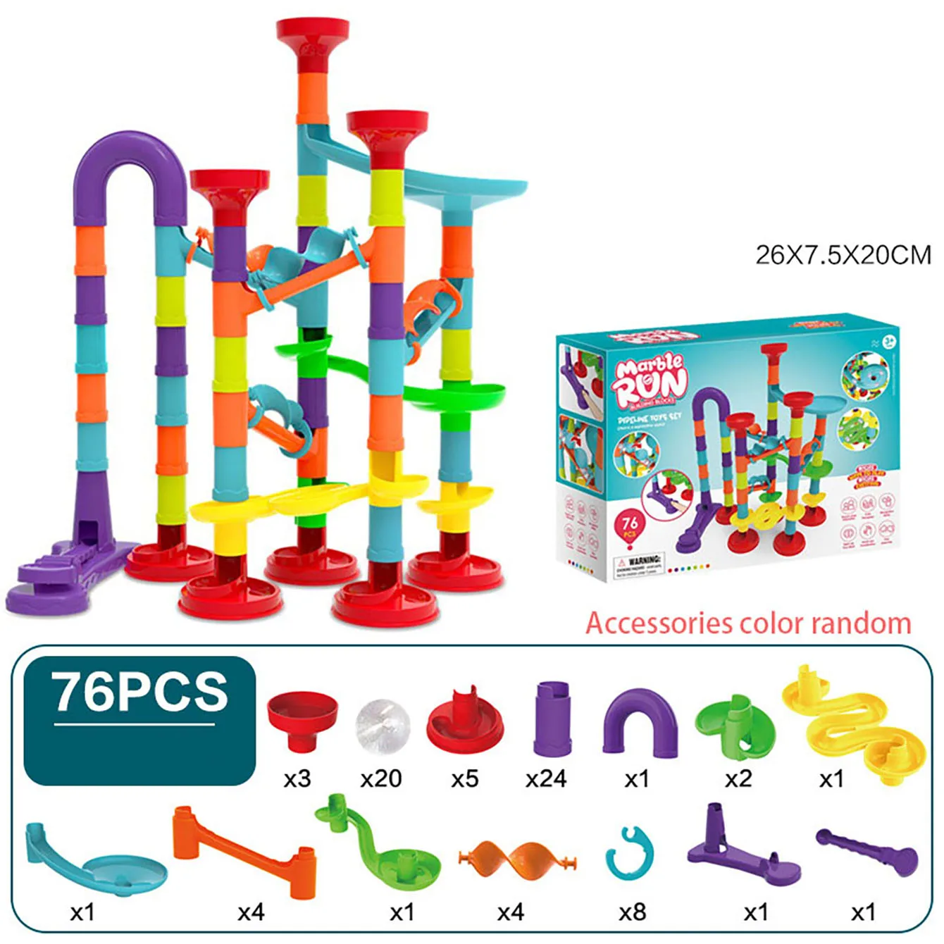 Kinder Diy Montessori Spielzeug Puzzle Track Block Kinder Gebäude Montage Labyrinth Ball Roller Spielzeug Familie Interaktive Spiel Geschenk