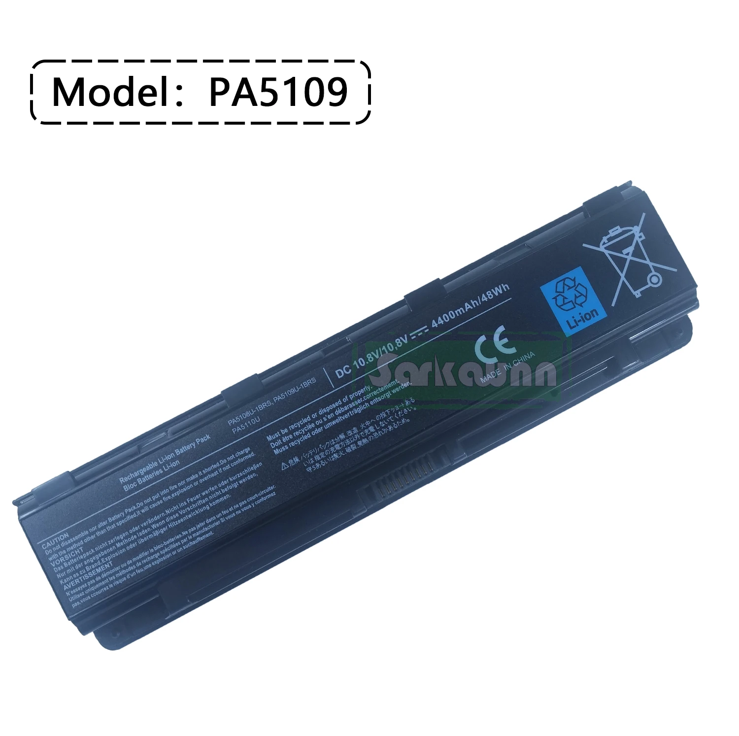 SARKAWNN 6 PA5109 CÉLULAS Bateria DO PORTÁTIL Para C40-AD05B1 C40-AT15B1 C40-AS20W1 C40-AT19W1 C40-AT01W1 C40-AS22W1 C45-ASC1B C45-AK15B1