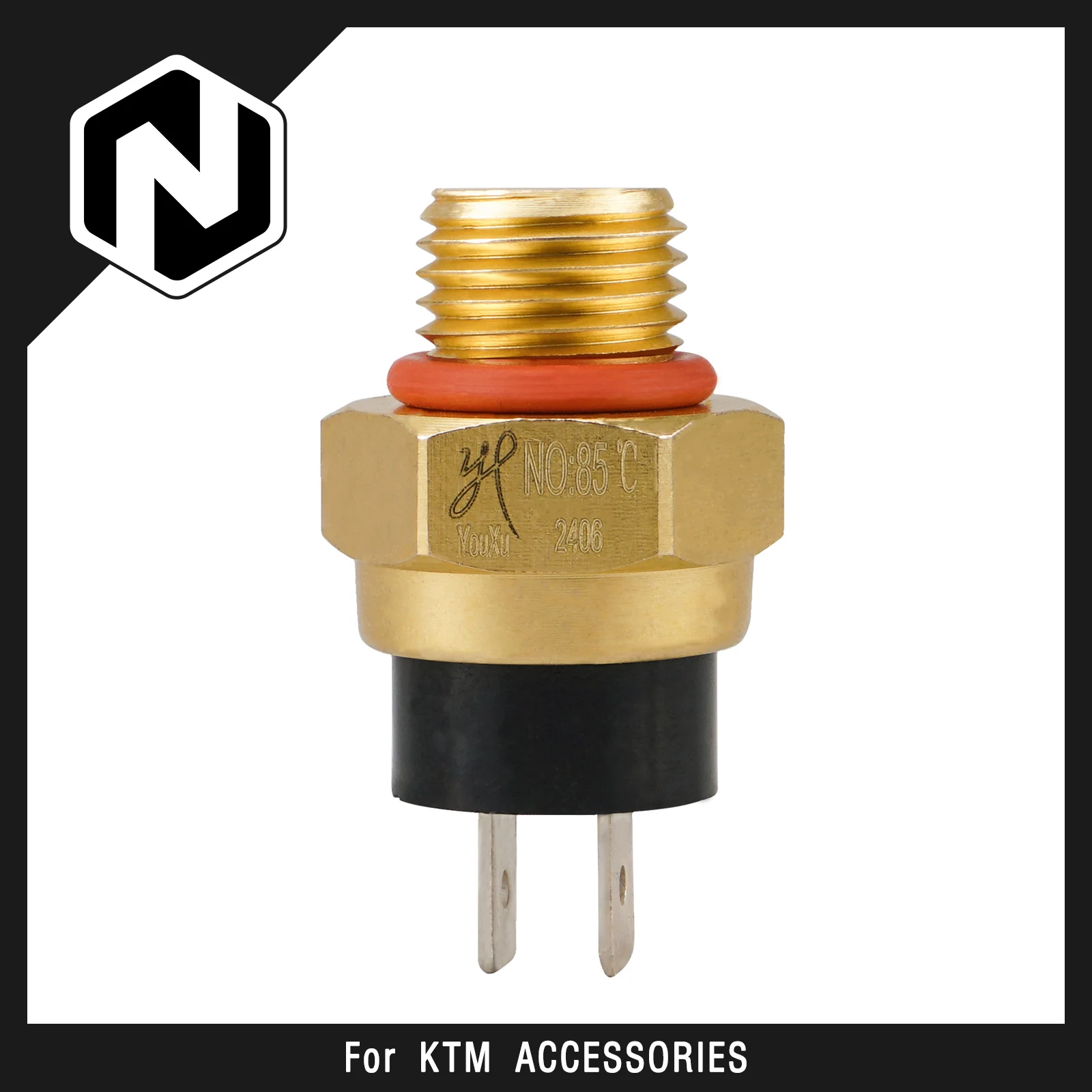 NICECNC For KTM EXC-F 250 350 Six Days EXC 250 400 500 530 RACING FACTORY XCW M14X1.5MM Radiator Fan Switch Thermostat Sensor