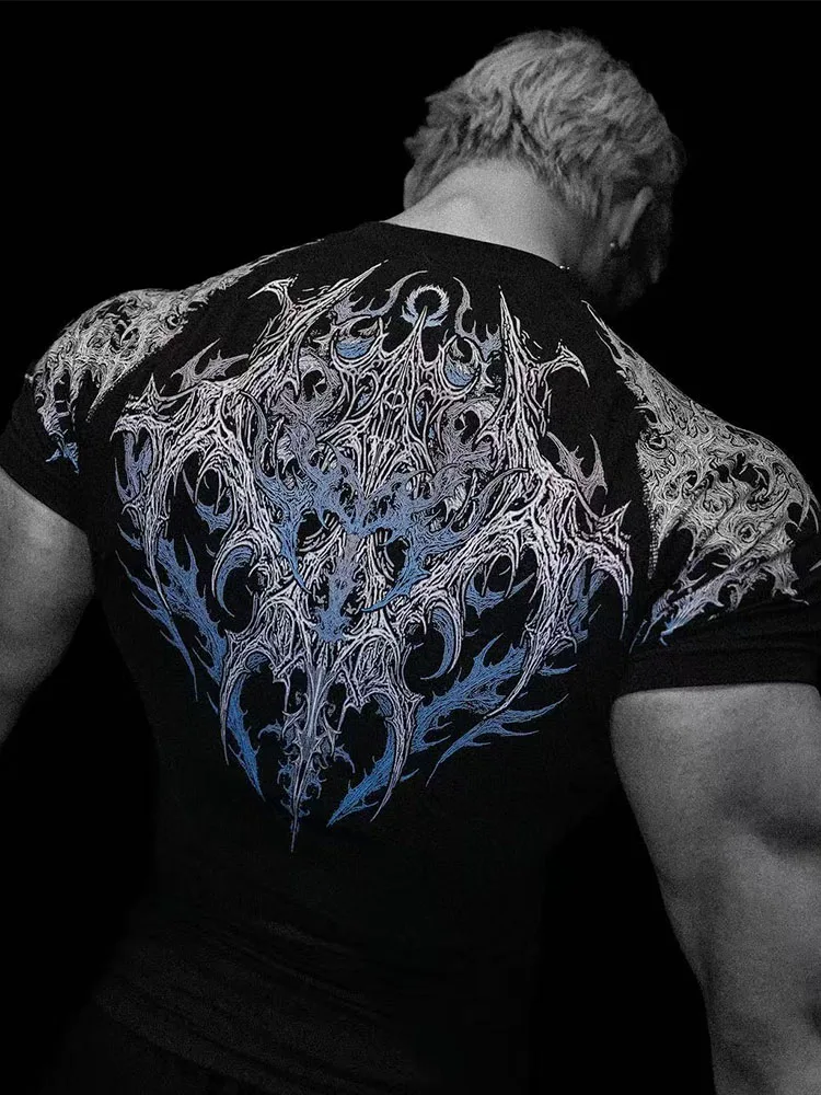 2026 New Men's Gym Compression Shirt Quick Dry Muscle Training Tee High Stretch Athletic Top for Men Summer GYM T-shirt Men's