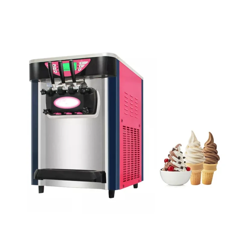 Table top home mini ice cream maker machine a glace commercial ice cream machine / Mquina de helados