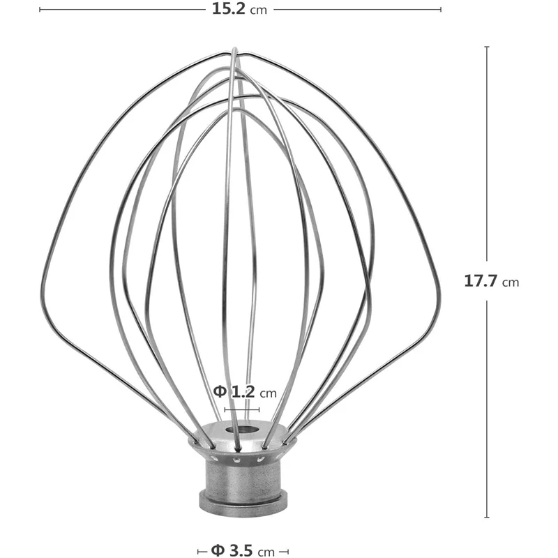 KN256WW 6 Kim Dây Roi Đính Kèm Cho Kitchenaid 5-6 Quai Bát-Nâng Đứng Phối Phụ Kiện Thay Thế, kem Trứng Khuấy