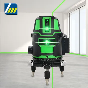 2 3 5 green cross lines laser level machine self leveling 360 rotation indoor outdoor radius alternating horizontal vertical