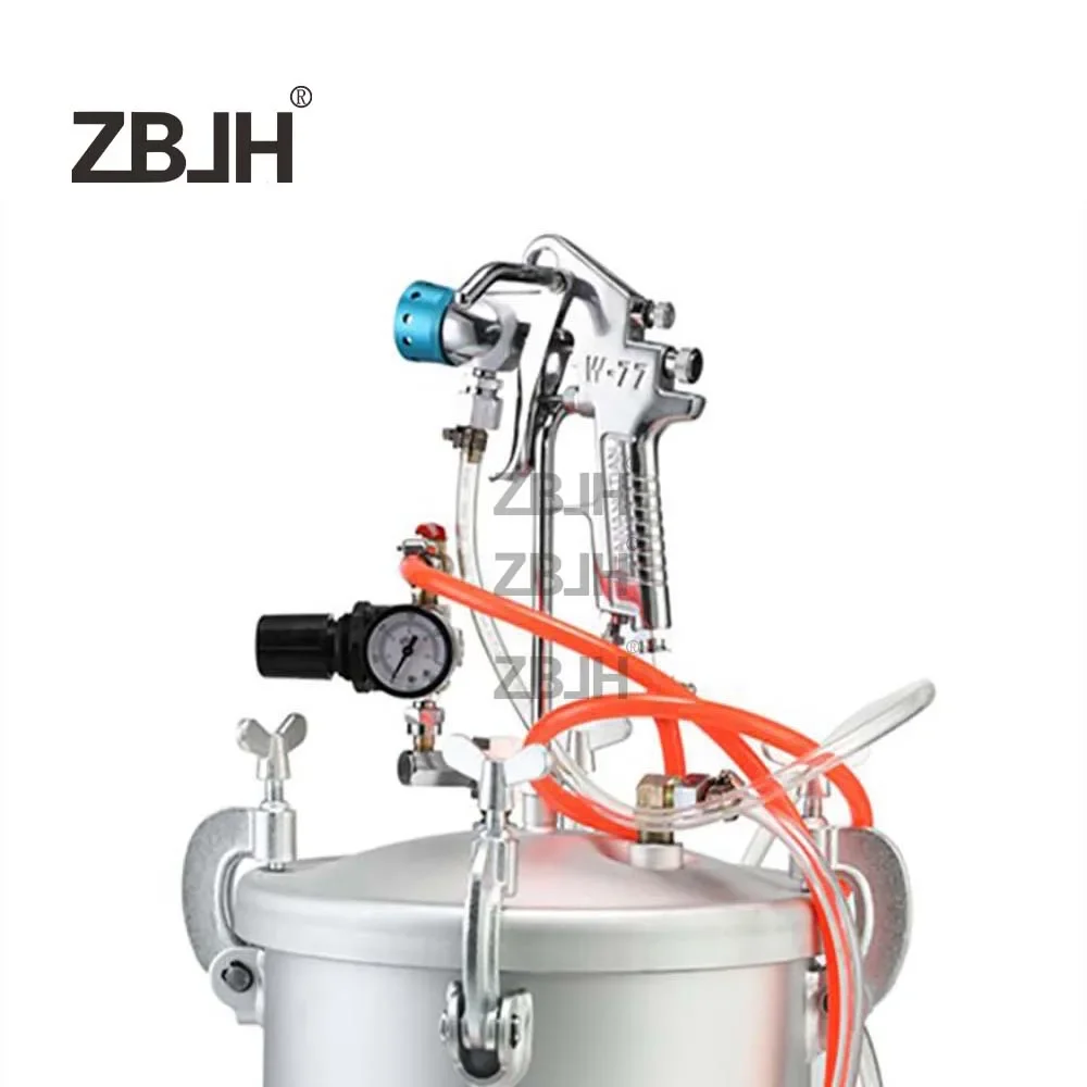 ZBJH Pistola pulverizadora de recubrimiento multicolor a base de agua Pulverizador de pintura W-77