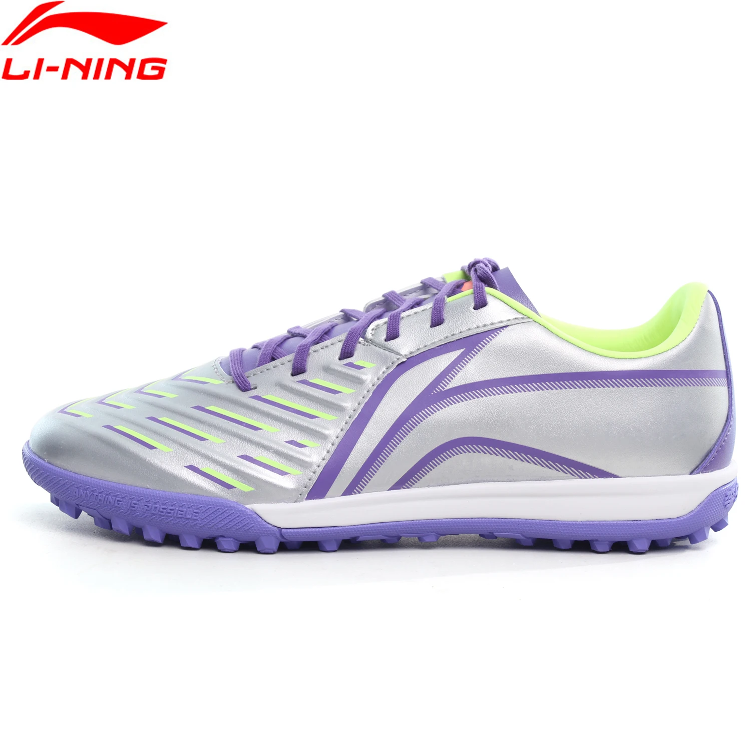 Li-Ning Men Football Soccer Shoes Turf Ground Wearable Anti-Slip Sport Shoes LINING Footwear Comfortable Sneakers YSTT031