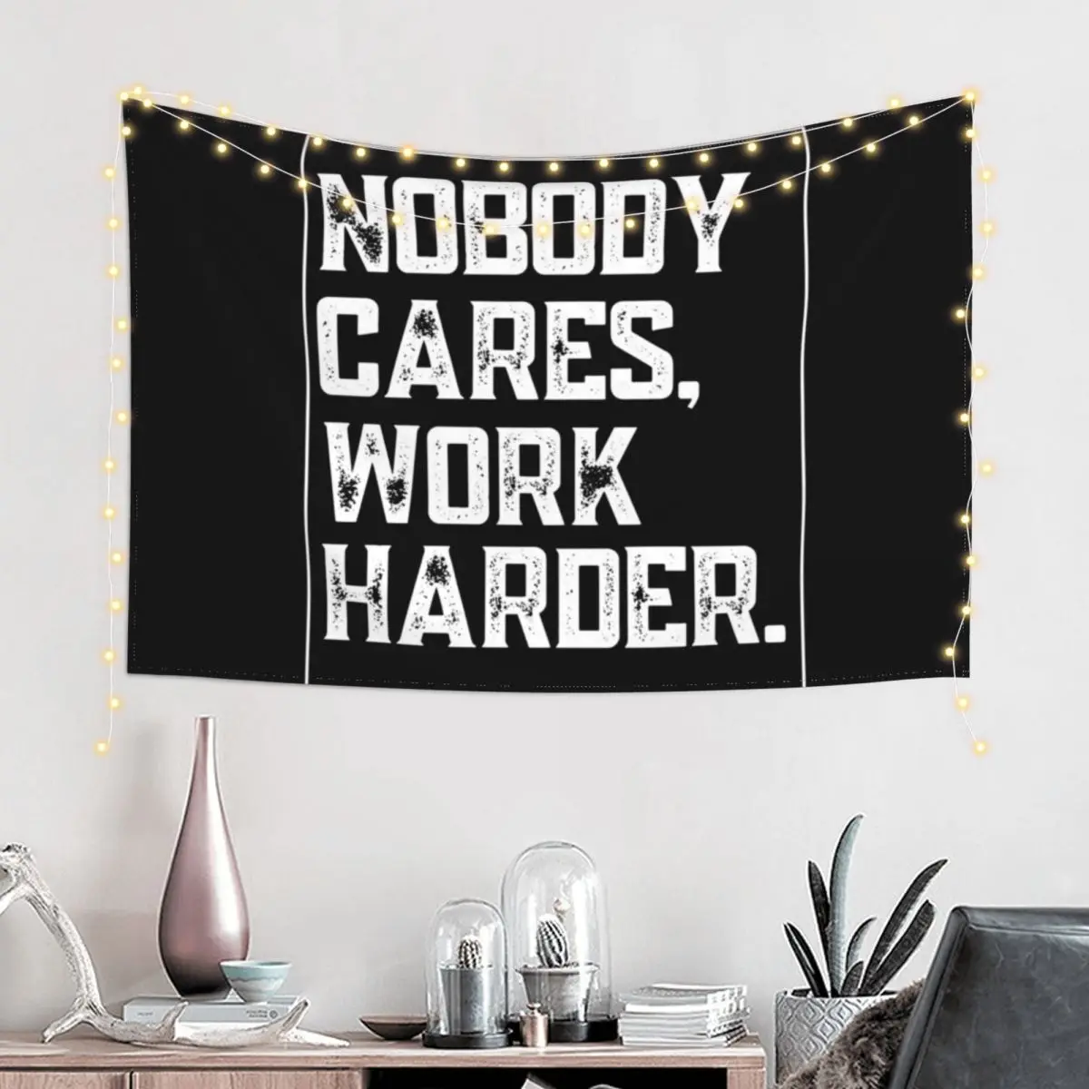 

Nobody Cares Work Harder Vintage Tapestry Decorative Wall Murals Cute Room Decor Room Decorating Aesthetic Hanging Wall Tapestry