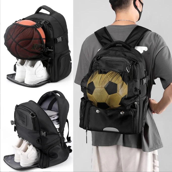 

Sports Backpack Boy Basketball Bag Independent Shoe Shoe Compartment Football Soccer Waterproof Large Capacity