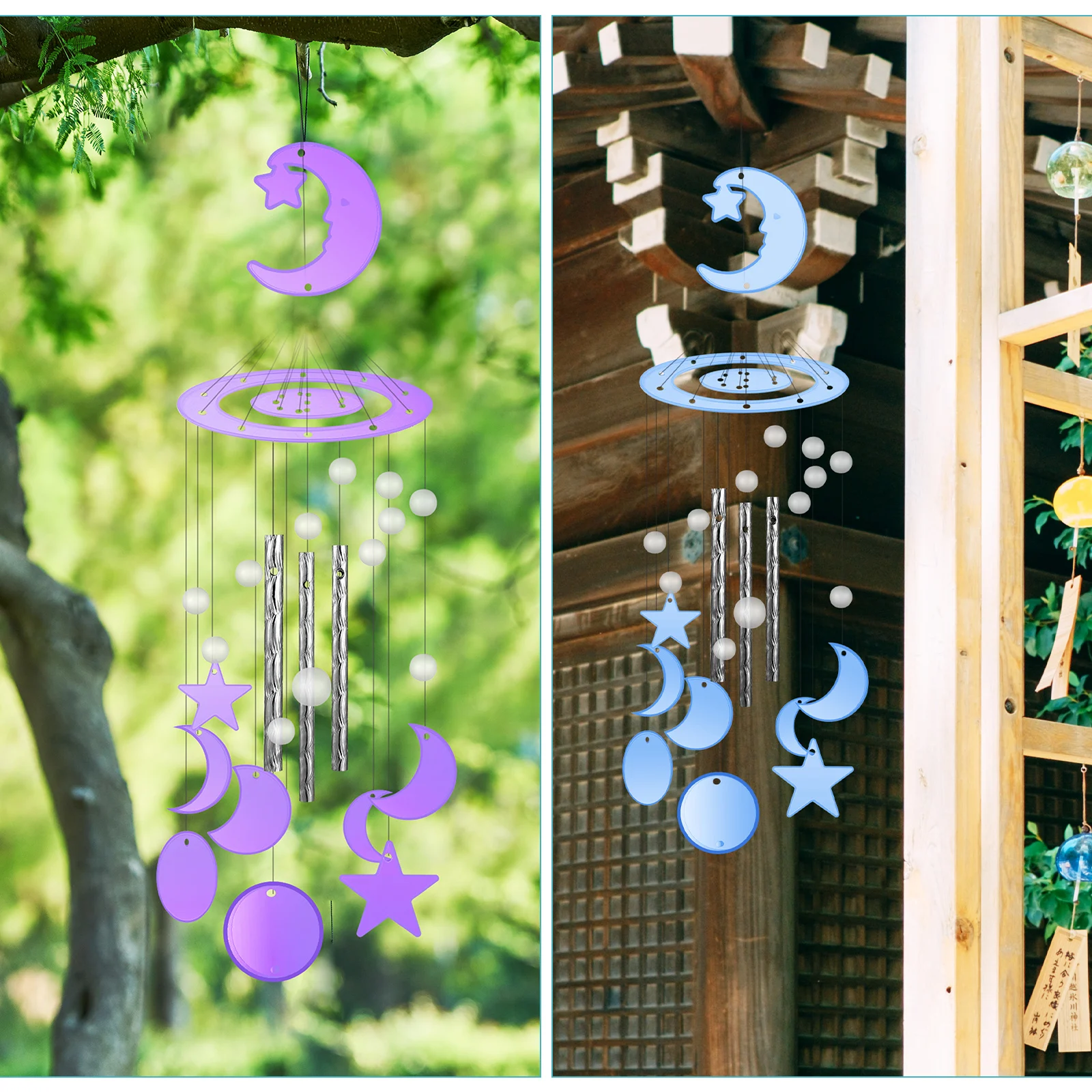 

Wind Chime Material Package Epoxy Accessories Supplies Silica Gel Kit Parts Mold Craft Silicone DIY Tools Flexible Reusable