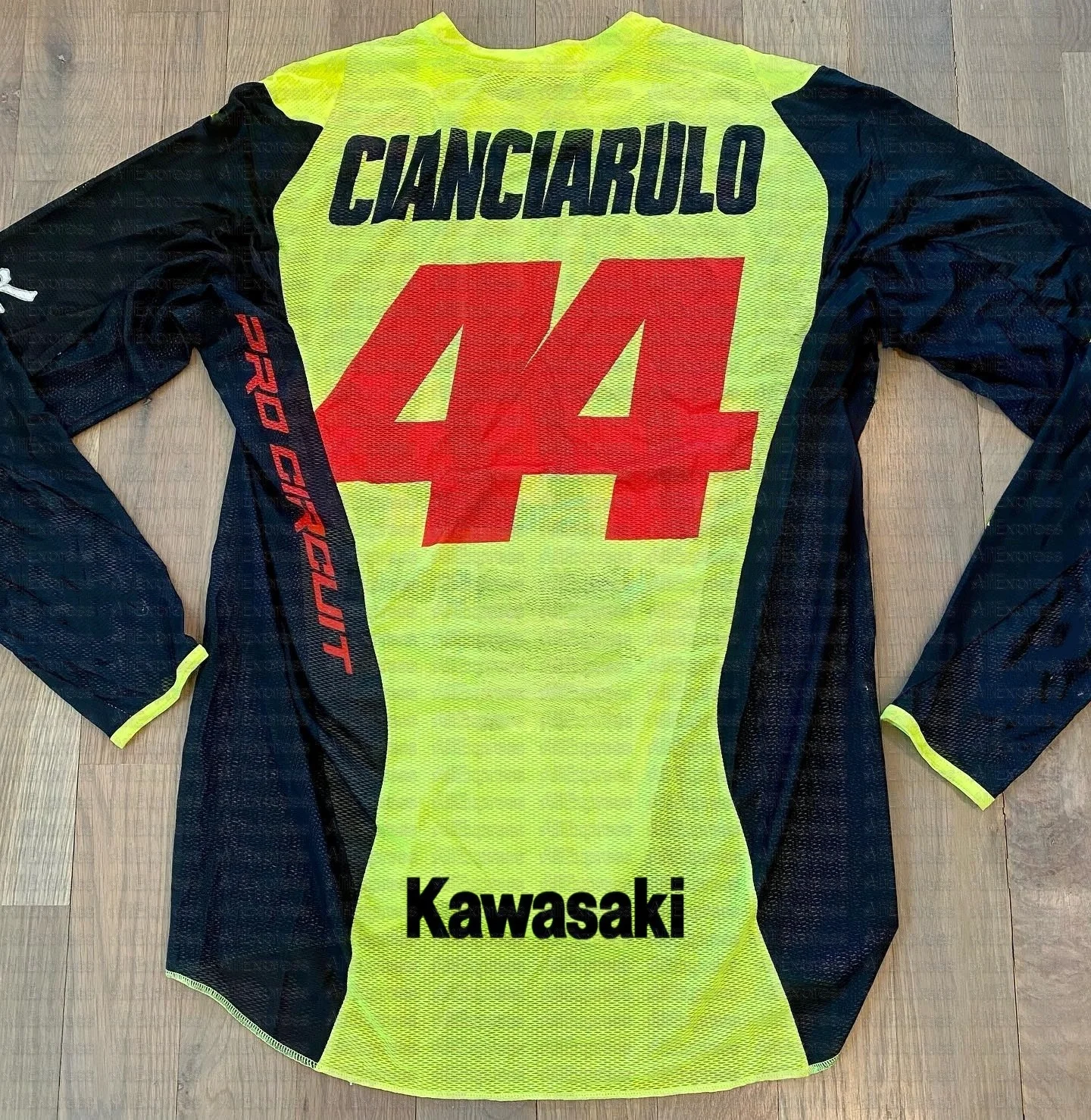 

Kawasaki летняя мотоциклетная рубашка с длинным рукавом с 3D принтом, быстросохнущая, дышащая, тонкая, спортивная, удобная, модная