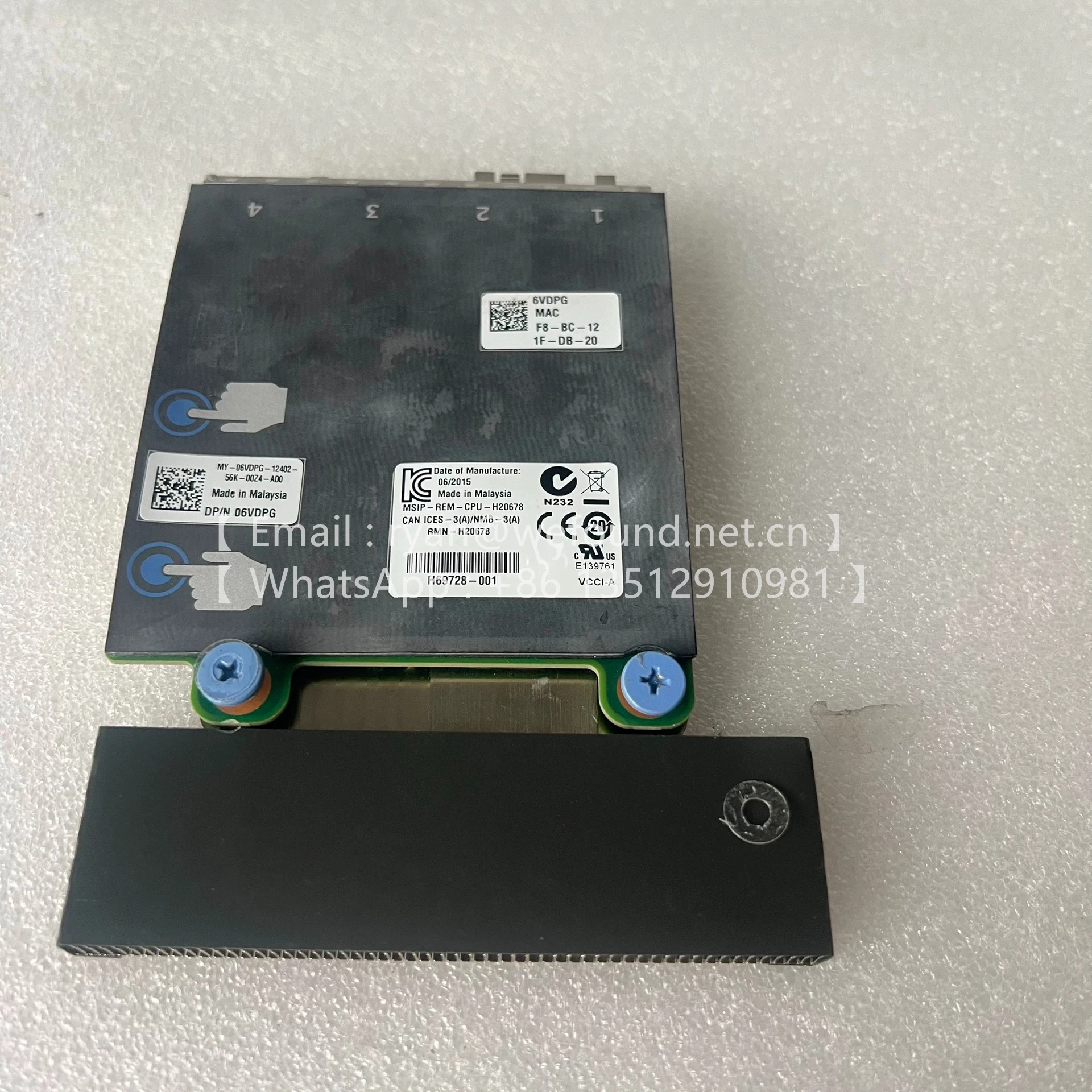 06VDPG 6VDPG H69728-001 X710+I350 Network Adapter