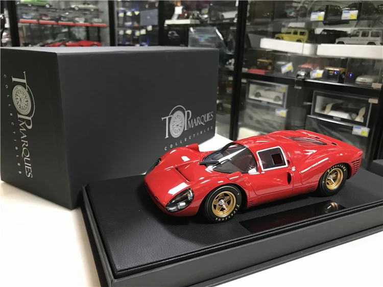 Top Marques 1:18 330P4 1967 Simulation Limited Edition Resin Metal Static Car Model Toy Gift