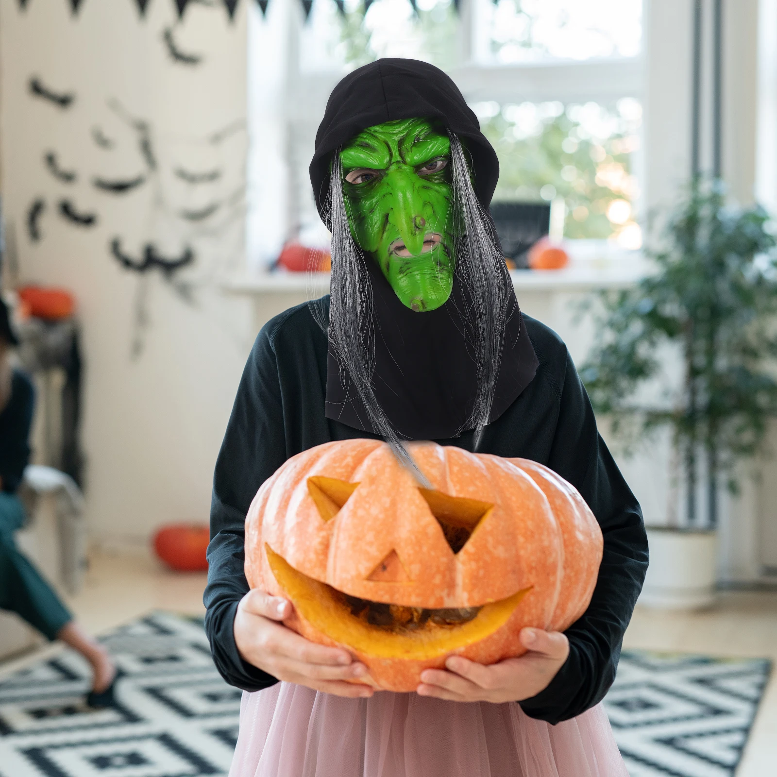 

1pc Witches for Halloween Mask Halloween Party Scary Mask For Adults Scary Cosplay Adult Masquerade Stage Props Toys