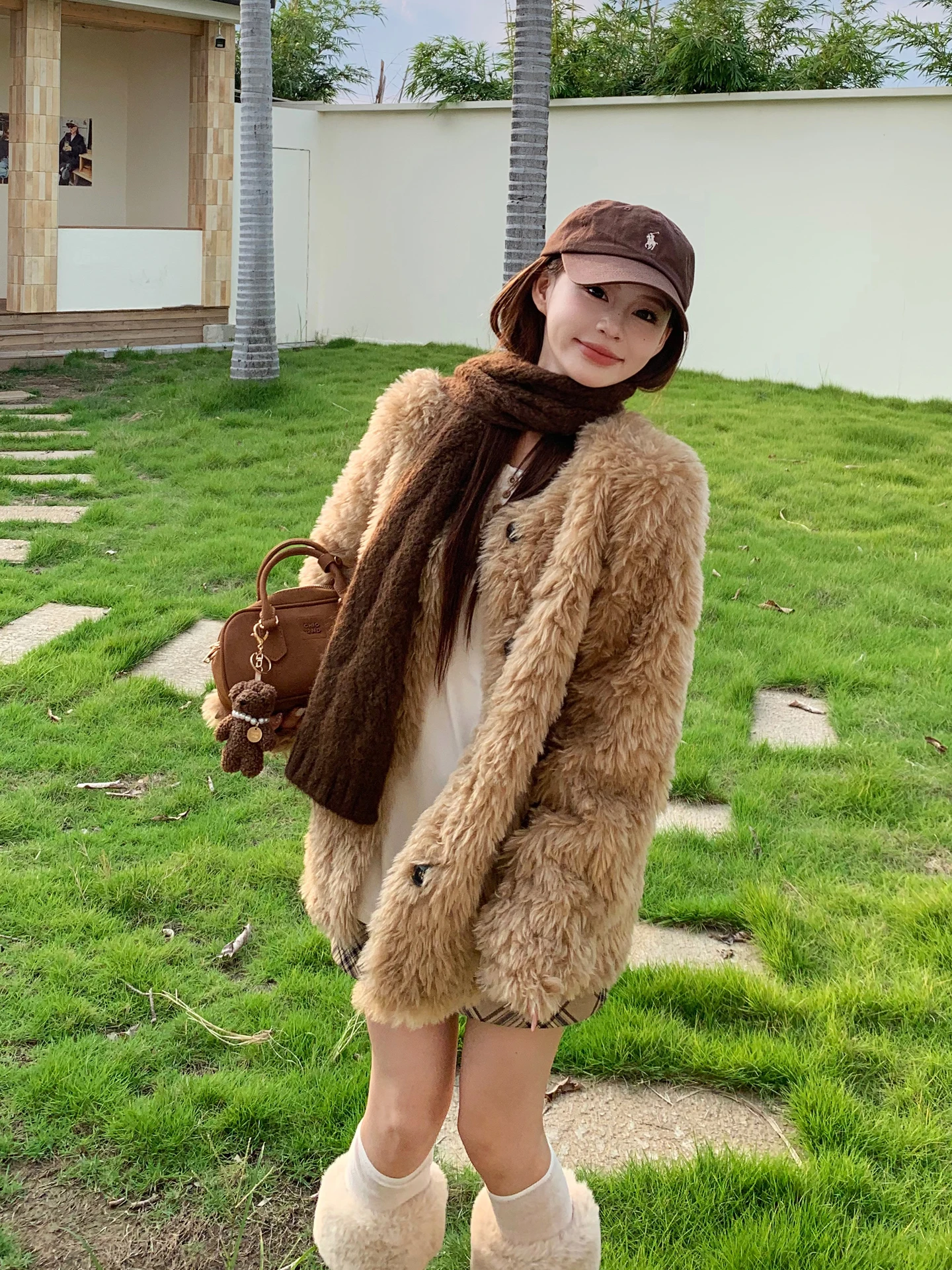 

er женский меховой жилет, теплая верхняя одежда, полиэфирная ткань, универсальное зимнее пальто, защита окружающей среды, моя, поездка на работу, Sle