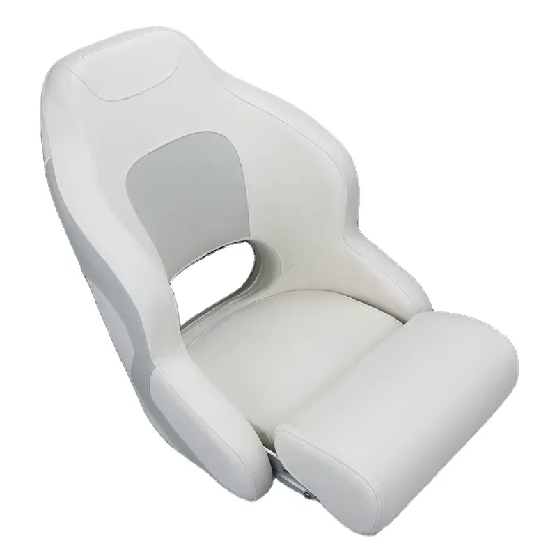 Boat Folding Chair Adjustable Marine Seat Reversible Captain Passenger Luxury Yacht Fishing Deck Bench Outdoor Water
