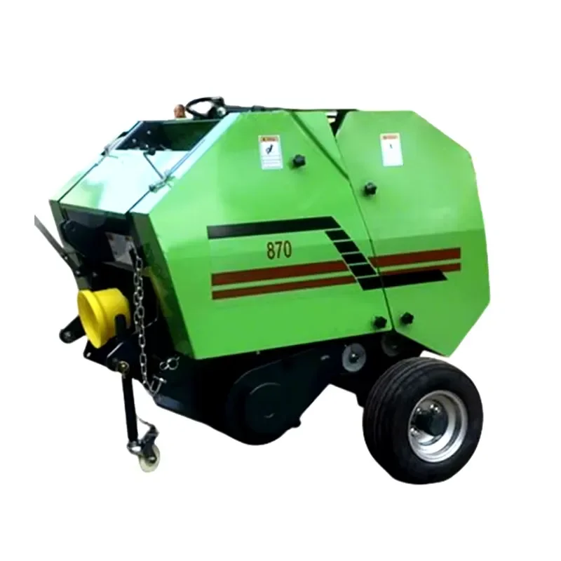 Farm Equipment Mini Tractor Roll Bales Low Price High Quality Mini Hay Press Agriculture Mini Round Hay Baler