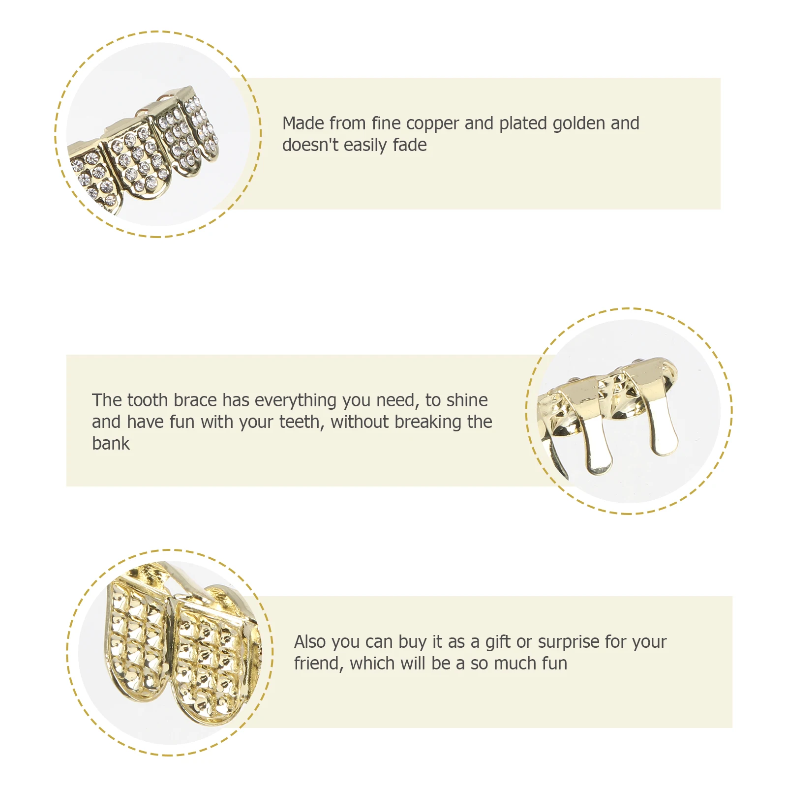 

Teeth Supplies Shiny Decoration Brace Braces Accessorie Rhinestone Tooth Socket