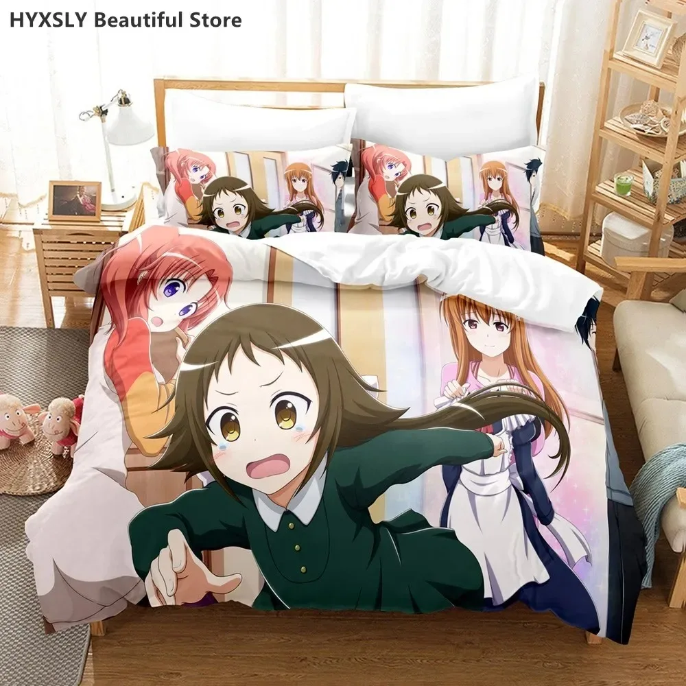 

Engaged to the Unidentified Anime Bedding Set Pillowcases Single Full Queen King For Girl Kids Anime 3D Bedding Set Duvet Covers