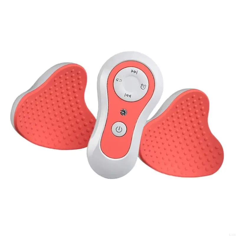 

L38E Pink ABS Material Breast Massagers Waterproof Hot Compress for Women Chest Lift and Skin Elasticity Care