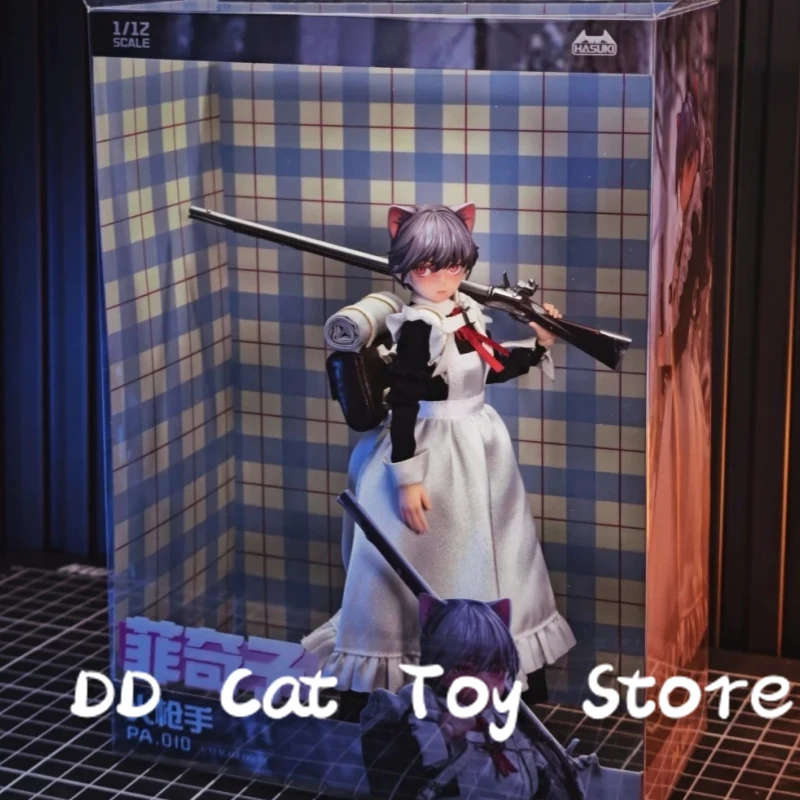 

В наличии: Оригинальная коллекционная фигурка Hasuki Fkey Pocket Art 1/12 Pa010 Musketeer Ficchizi в костюме горничной, модель игрушки, коллекционная игрушка-фигурка