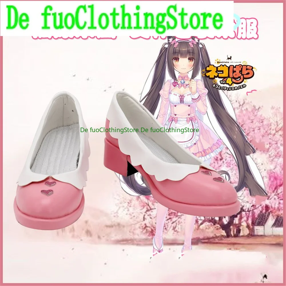

NEKOPARA Chocolate Vanilla Cosplay Shoes Boots Anime Christmas Game Anime Halloween DefuoClothing Shoes Store