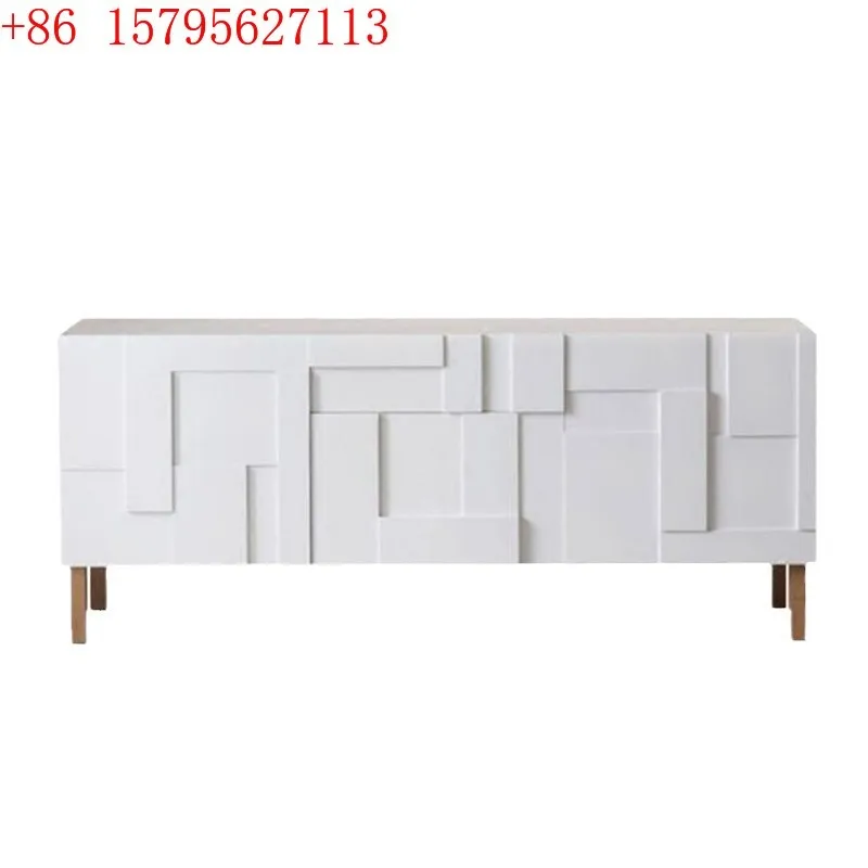 

Белый лакированный комод, креативный телевизионный шкаф, современный простой шкаф-буфет, шкаф для хранения.