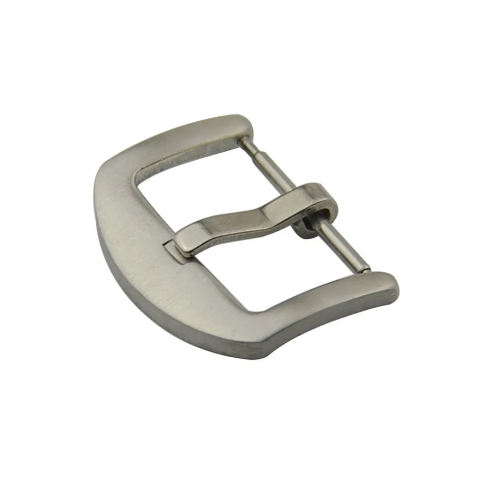 Polished Brushed Stainless Steel Watch Buckle 16mm 18mm 20mm 22mm 24mm 26mm Watch Band Strap Universal Silver Metal Watch Clasp