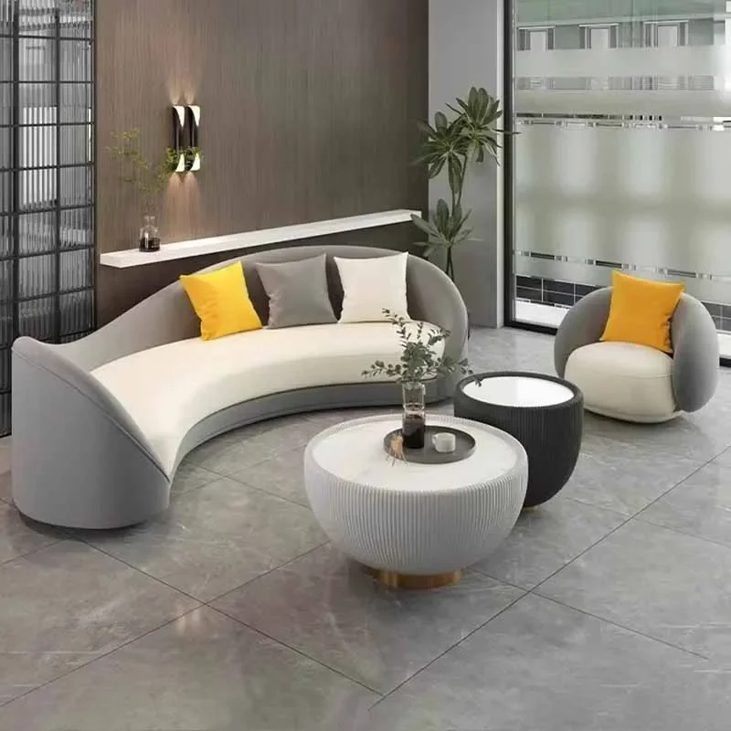 Funky Europe Living Room Sofas Service Minimalist Background Luxury Office Sofa Relaxing Elegant Modern Divano Salon Furniture