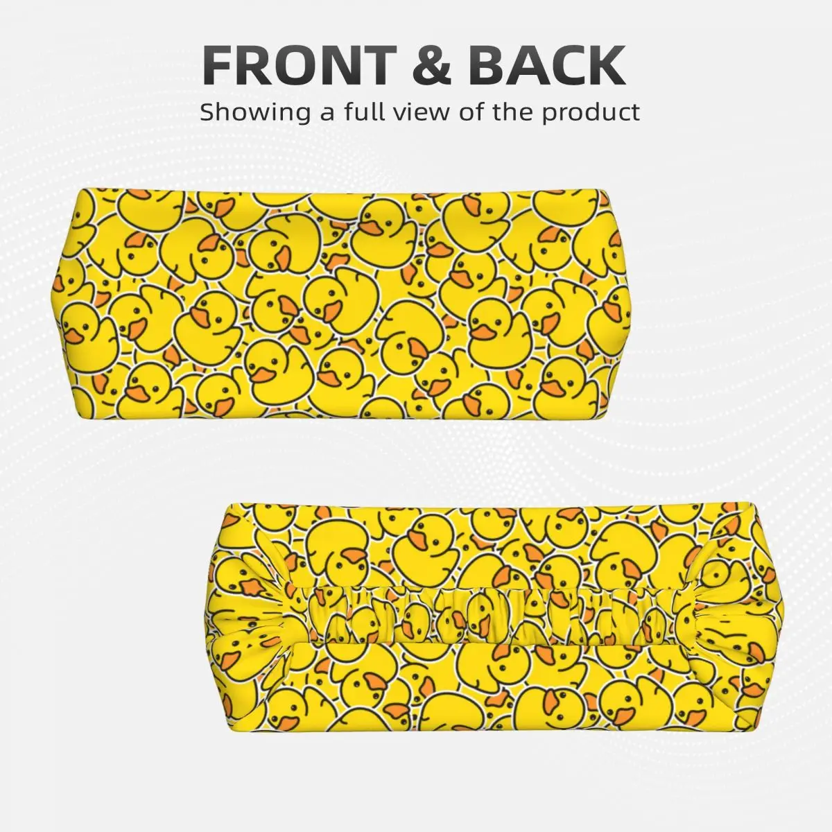 Custom Yellow Classic Rubber Duck Athletic Sweatband Men Women Non Slip Quick Drying Headband Football