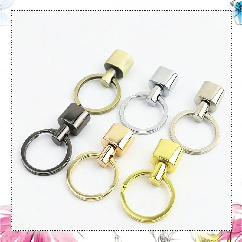 

20Pcs 13mm Metal O Ring Keychain Buckle Webbing Cord Bag Strap Hanger Connection End Clasps Hook DIY Hardware Accessory