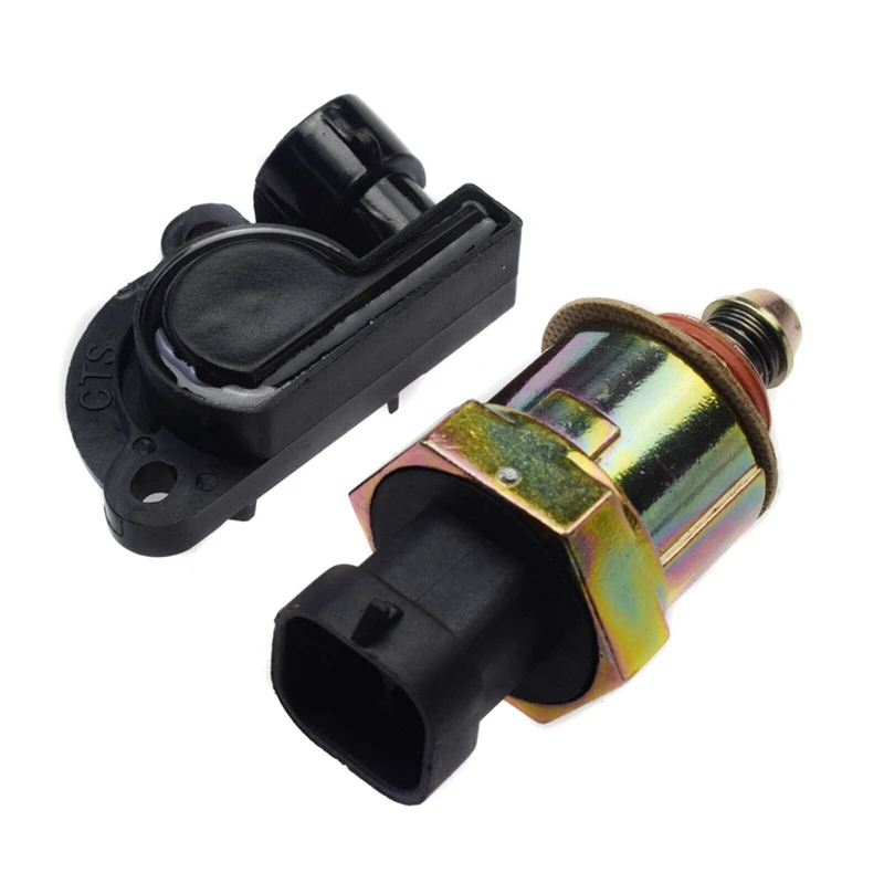 Car Idle Control Valve & Throttle Position Sensor For Chevrolet C1500 C2500 C3500 GMC Buick Oldsmobile 17111281 17106681 Parts