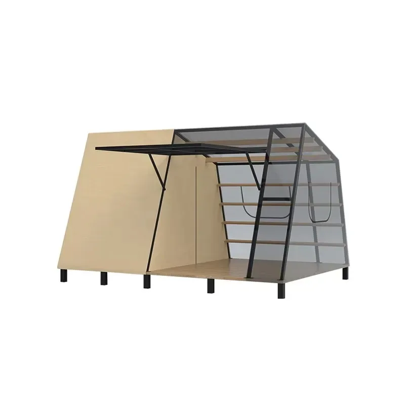 Four Seasons Tunnel-style luxury camping tent, over 3000 mm, waterproof Oxford cloth, galvanized steel frame, RV campground