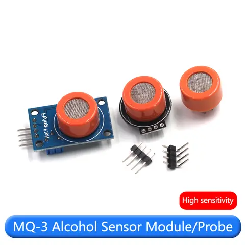 MQ-3 알코올 에탄올 센서 MQ3 알코올 에탄올 센서 호흡 가스 에탄올 감지 MQ-3
