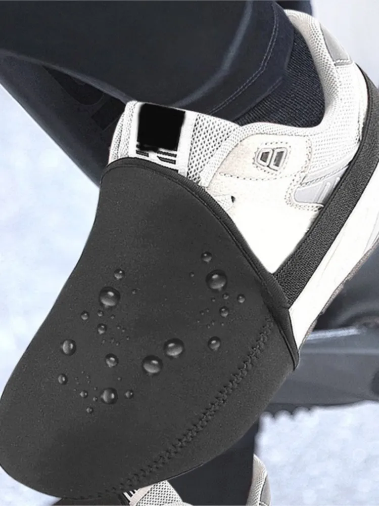 AliExpress NONE Waterproof Warm Toe Overshoes Protectors Covers Winter Bike Shoes Covers 1Pair Cycling Shoes Covers MTB Road Bike Shoes Cover