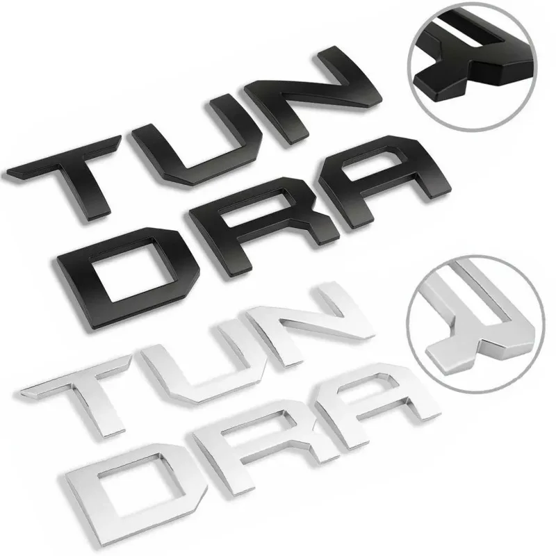 

Tundra Car Sticker Letter Mark Rear Trunk Label Sticker Suitable For Toyota Tundra 2022-2023
