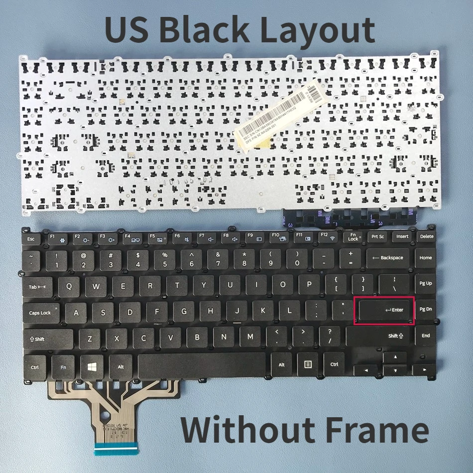 US Laptop Keyboard For Samsung NP910S5J 910S5J NP500R4E 500R4H 500R4L 500R4K 500R4M Series