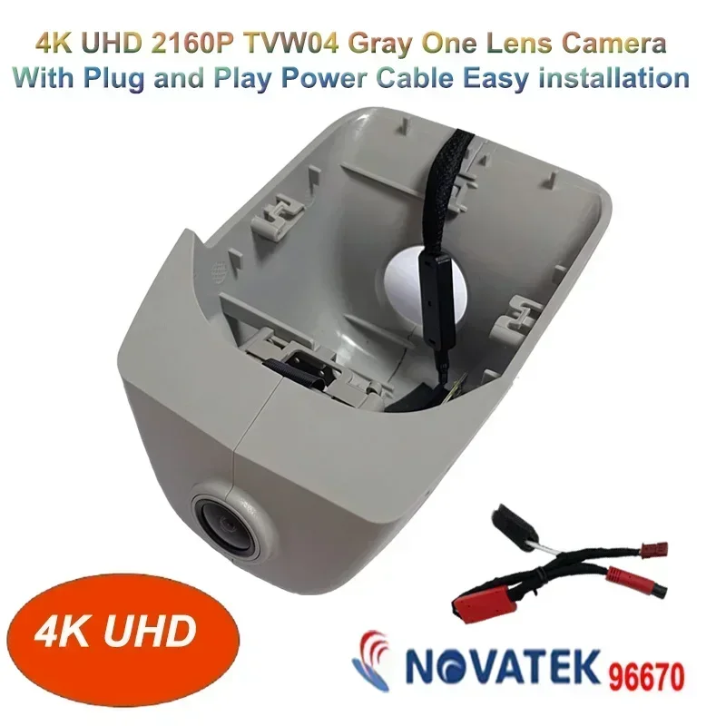 TIMACAM Plug and Play UHD 2160P Wifi Car DVR Video Recorder for Volkswagen VW TERAMONT X 2021 2022 2023 2024 2025 Dash Cam 4K