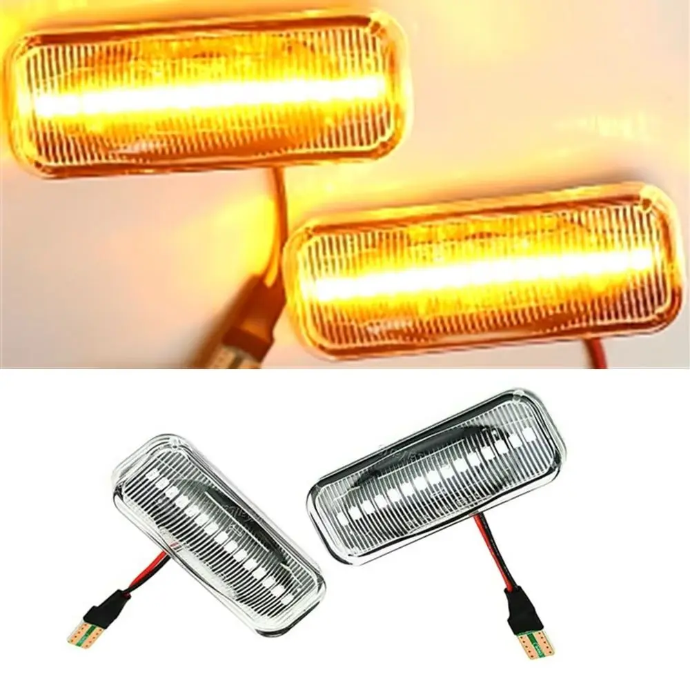

2 шт. светодиодный динамический указатель поворота, последовательная лампа, боковой габаритный фонарь для Opel для Omega B Stufenheck Caravan 1994-2003