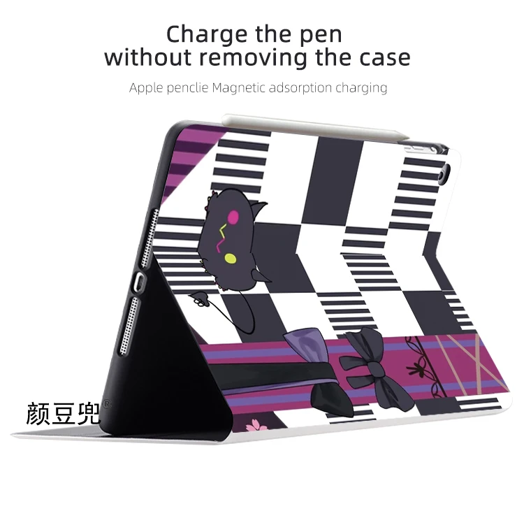 Tokoyami Towa أنيمي Hololive لباد 11th لباد الهواء 45 Mini 5 6 حافظة فاخرة من السيليكون لـ Pro 12.9 11 لباد 10th Protectiv