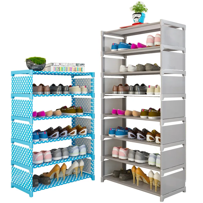 Multi-layer Shoe Rack Corner Shoe Cabinet Reinforced Frame Removable Shoe Shelf Hallway Space-saving Shoe Organizer Stand Holder